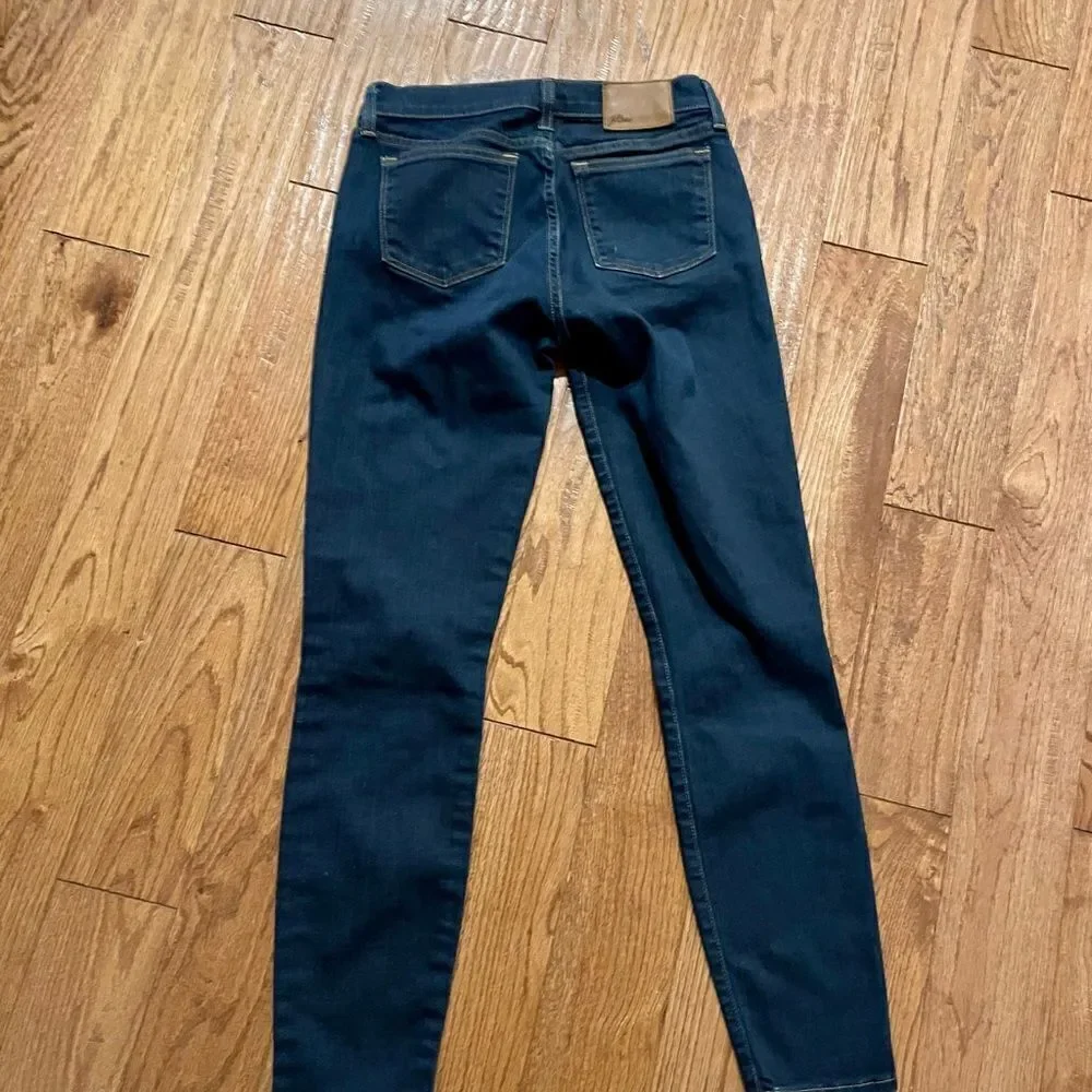 J.crew matchstick 8” rise skinny jeans size 26